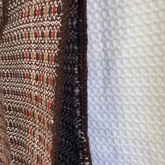 Thrifted Vintage Poncho Vest - Picture 3 of 4